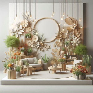 FLOWERS AND PLANTS ON THE STAND: SECRETS OF IMPRESSIVE DESIGN
